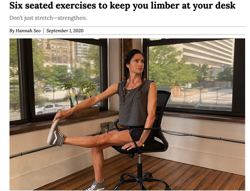 Seated exercises 
